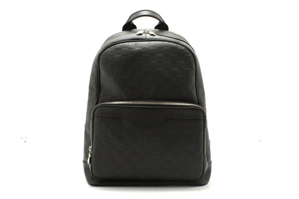 LOUIS VUITTON Canvas Backpack Rucksack Onyx Black Damier Infini